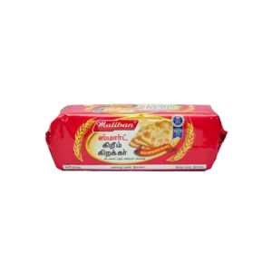 MALIBAN CREAM CRACKER BISCUIT 190g (මැලිබන් ක්‍රීම් ක්‍රැකර් බිස්කට් 190g )
