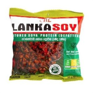 LANKA SOY MUTTON 90g ( ලංකාසෝයී එළු මස් රස සෝයාමීට් 90g )
